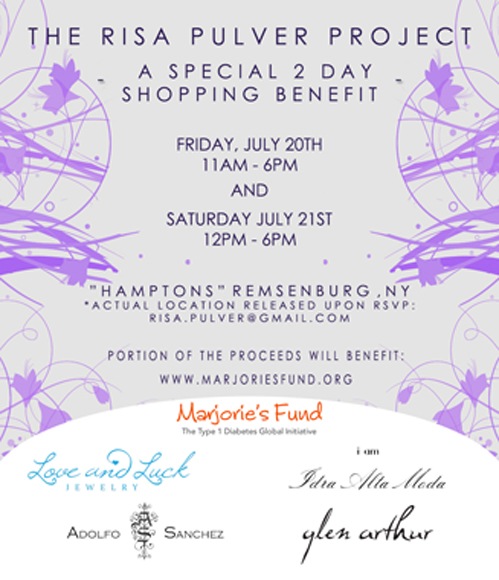 Shopping in the Hampton’s with Adolfo Sanchez Design & Idra Alta Moda, July&nbsp;20-21st!
