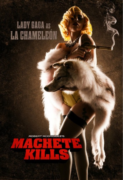 Lady Gaga as La Chameleon in her acting debut for ‘Machete&nbsp;Kills’