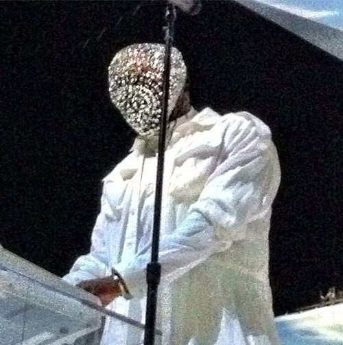 Kanye’s Crystal Mask by Maison Martin Margiela. & Other Fashion Faux Pas #Concert #Costume&nbsp;#WTF
