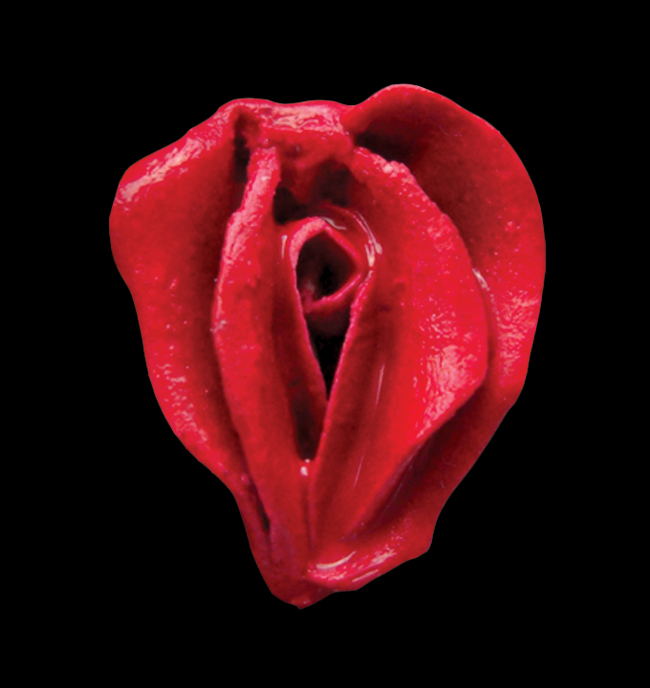 Erotic flower red