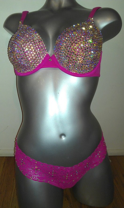pinkswarovskibrapantycombo