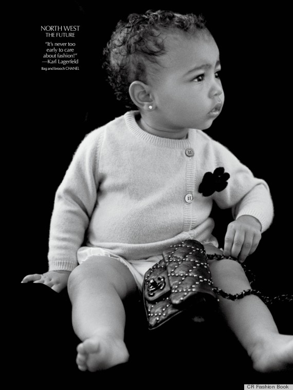 And Karl said,”It’s never too early to care about fashion”. Presenting North West in Chanel #BabyFashion #Kimye&nbsp;#NorthWest
