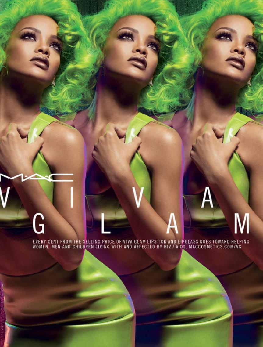 Rihanna for MAC Viva Glam II Going #Green #NewColors #Budgetista (@MacMakeUpDaily @Rihanna)